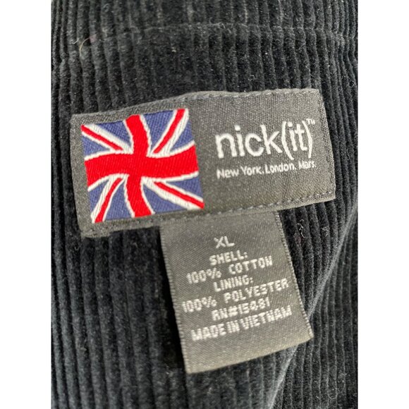 Nick It Men's Black Corduroy Blazer / Sports Coat Size XL SKu 4846 - Picture 7 of 9